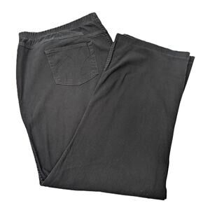 Women's Just My Size Pull On Pants Size 4X Black